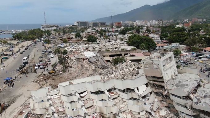 MSB: Türk Silahlı Kuvvetleri Ve AFAD Ekipleri Venezuela’da Arama Kurtarma Çalışmalarını Sürdürüyor
