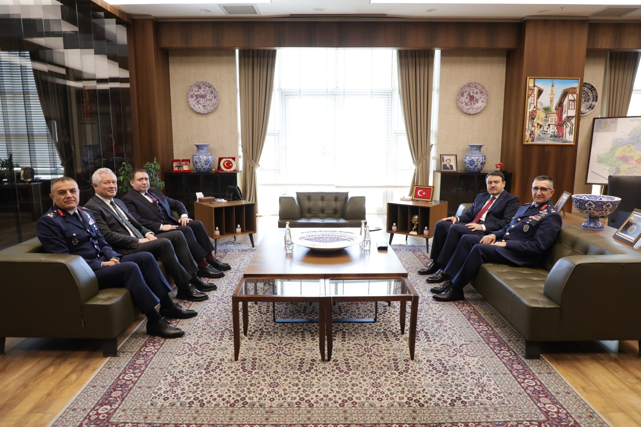 MSB Yönetim Hizmetleri Genel Müdürü Ali Köse’den Vali Musa Işın’a Ziyaret