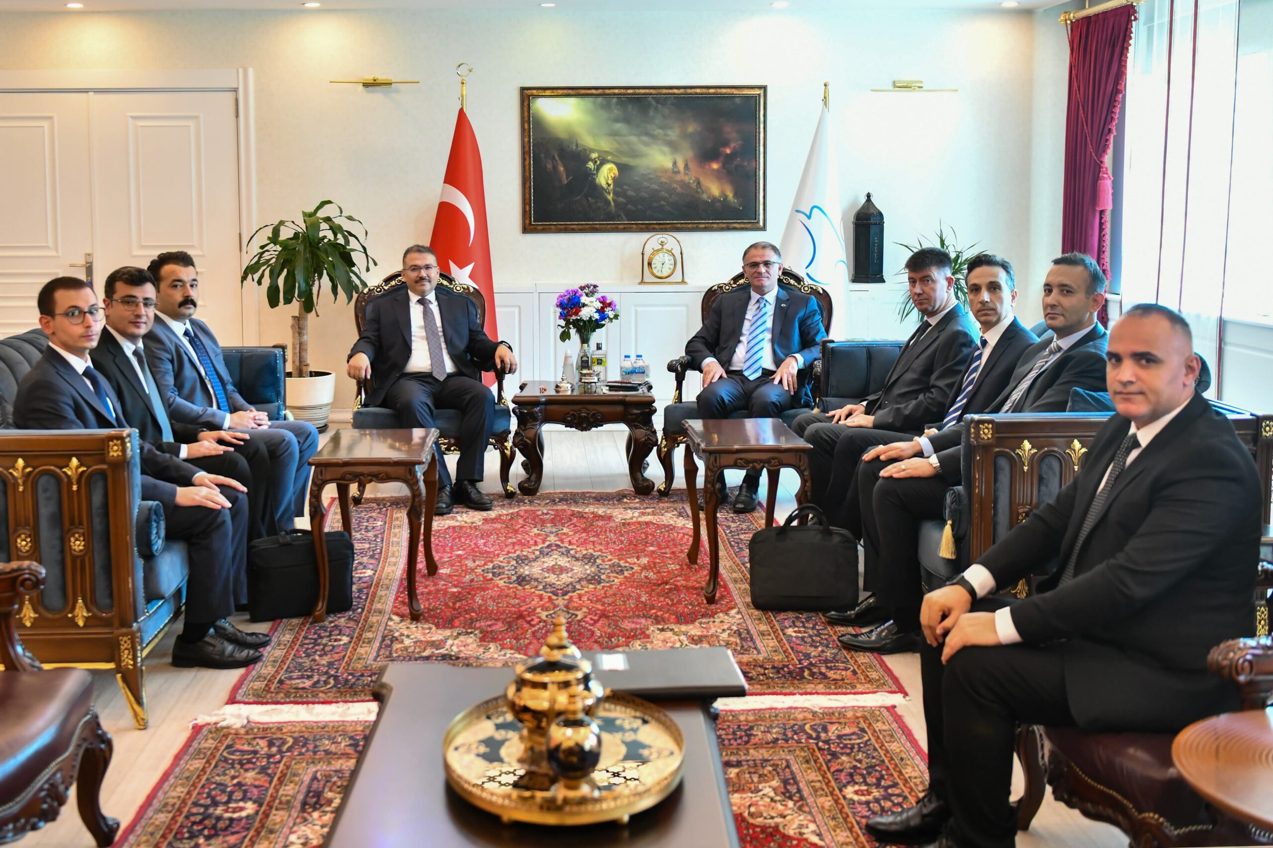 Mülkiye Başmüfettişi Ercan Turan’dan Van Valisi Ozan Balcı’ya Ziyaret