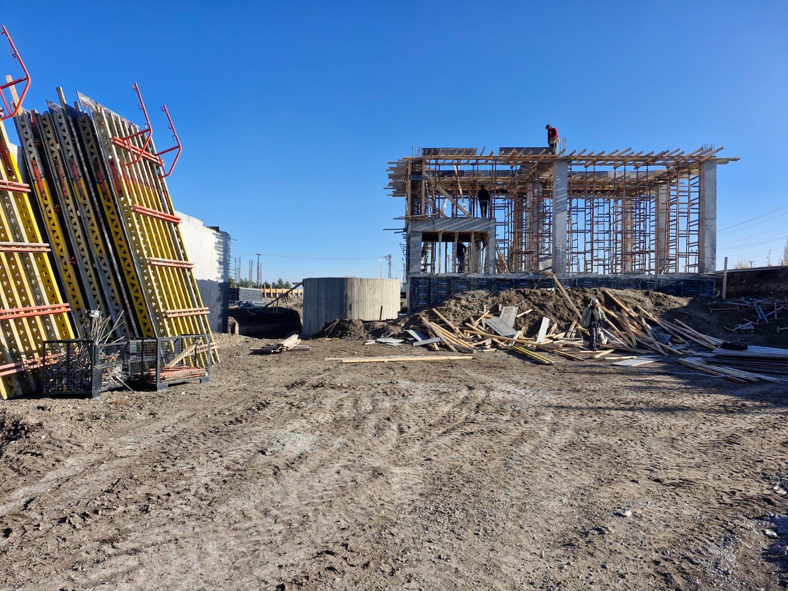 OSB’de 1. Kademe Atıksu Arıtma Tesisi İnşaatı Hızla Sürüyor