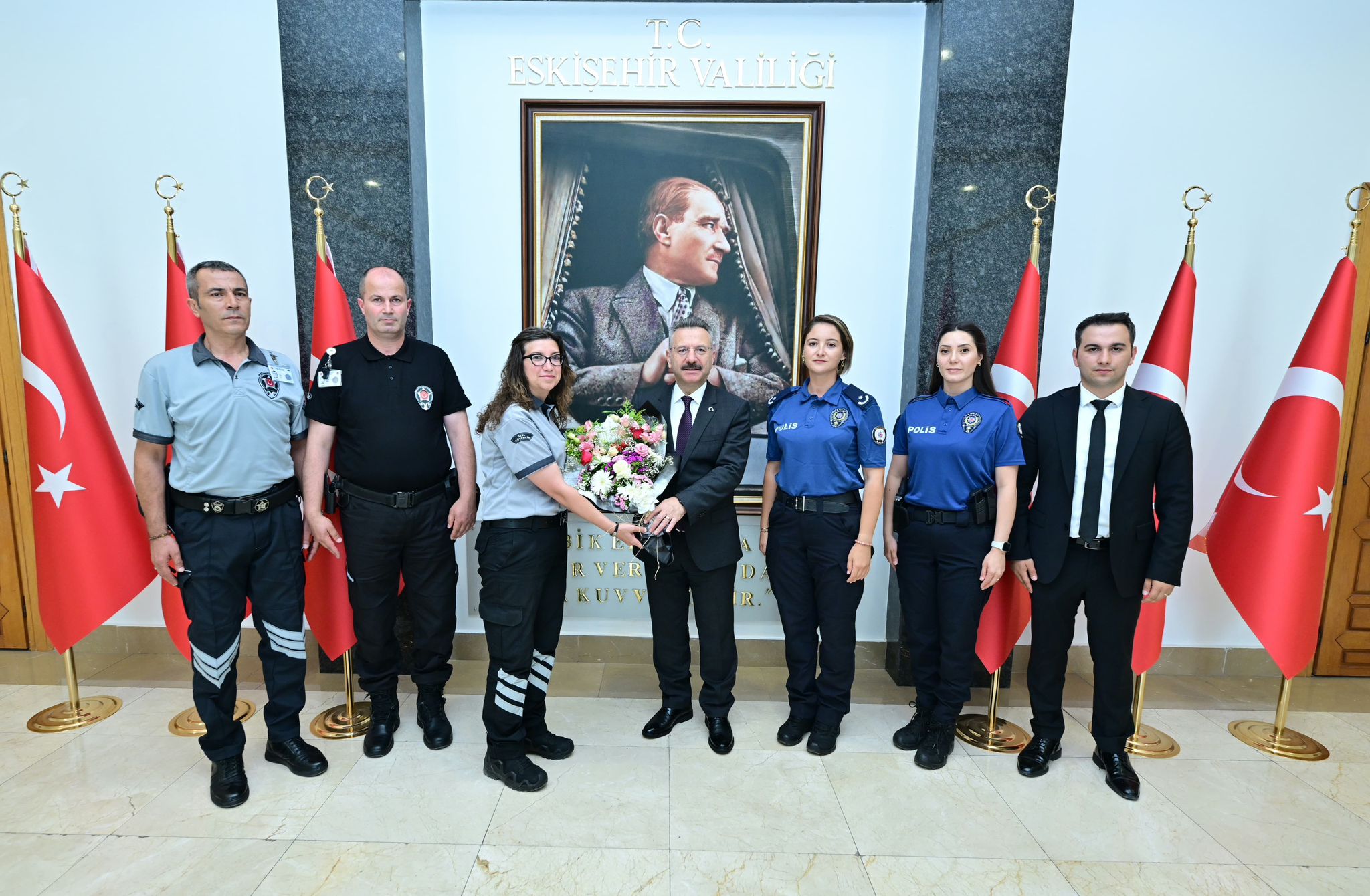 Özel Güvenlik Haftası’nda Vali Hüseyin Aksoy ve Emniyet Müdürü Tolga Yılmaz’a Ziyaret