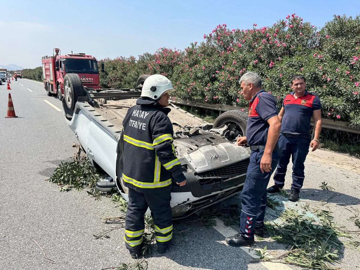 Payas-Dörtyol İstikametinde Otoyolda Kaza