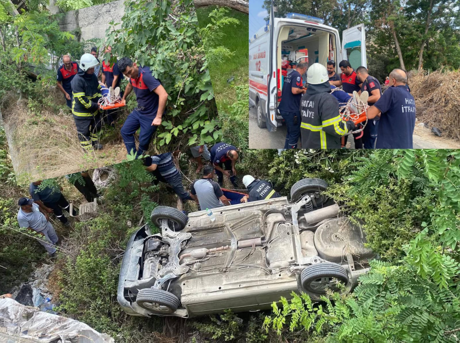 Samandağ’da Trafik Kazasında Bir Kişi Yaralandı