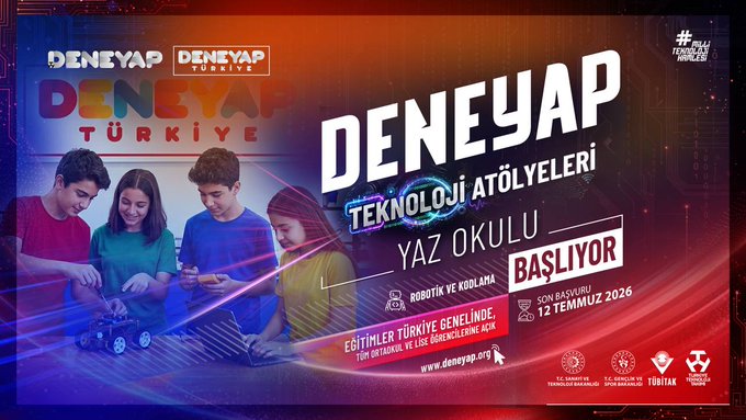 Sanayi Ve Teknoloji Bakanlığı Deneyap Yaz Okulu Başvurularını Başlattı