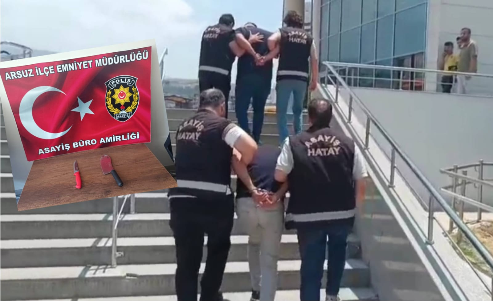 Satır ve bıçakla saldıran 2 kişi tutuklandı