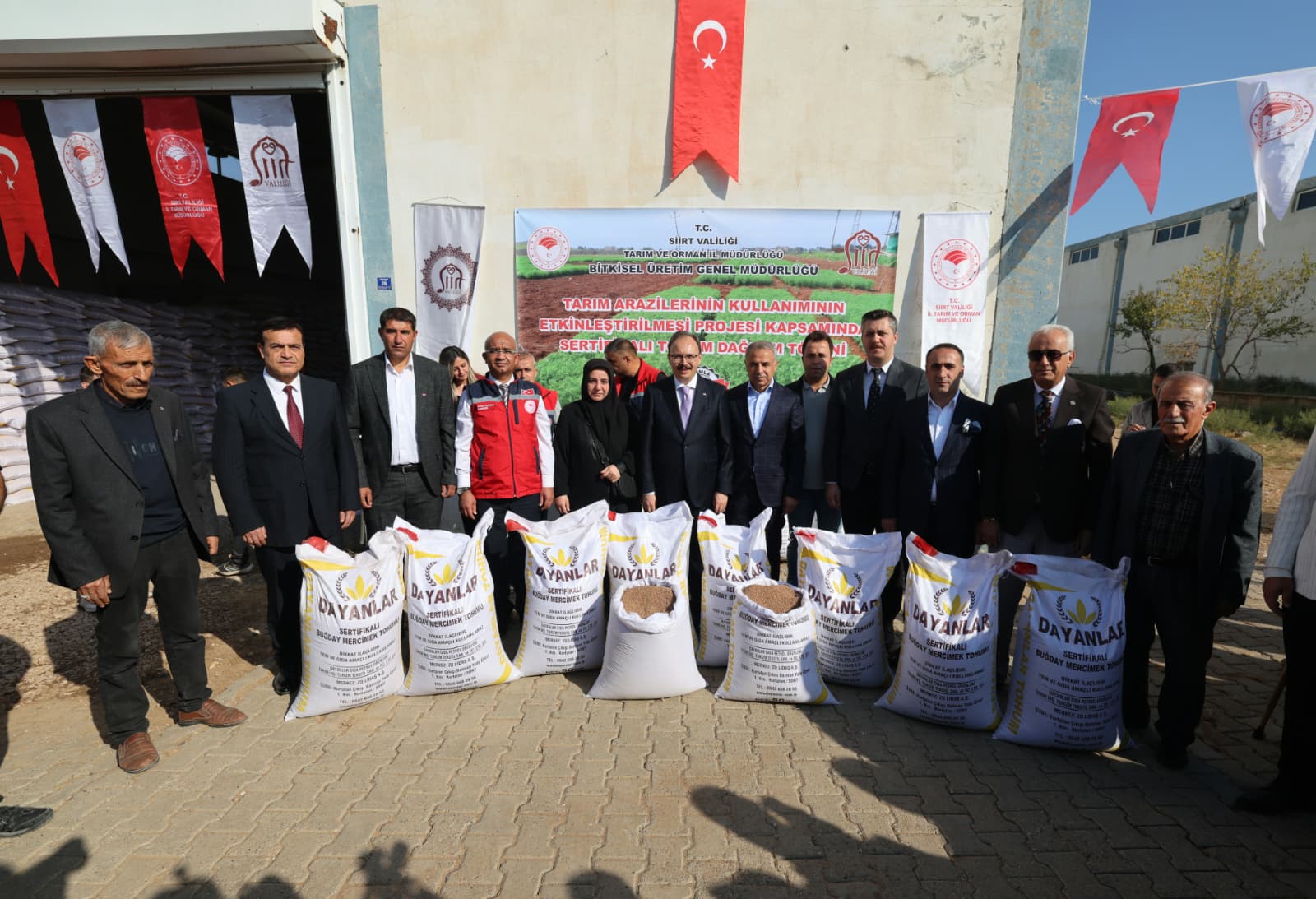 Siirt’te 588 Çiftçiye 203 Ton Sertifikalı Mercimek Tohumu Dağıtıldı