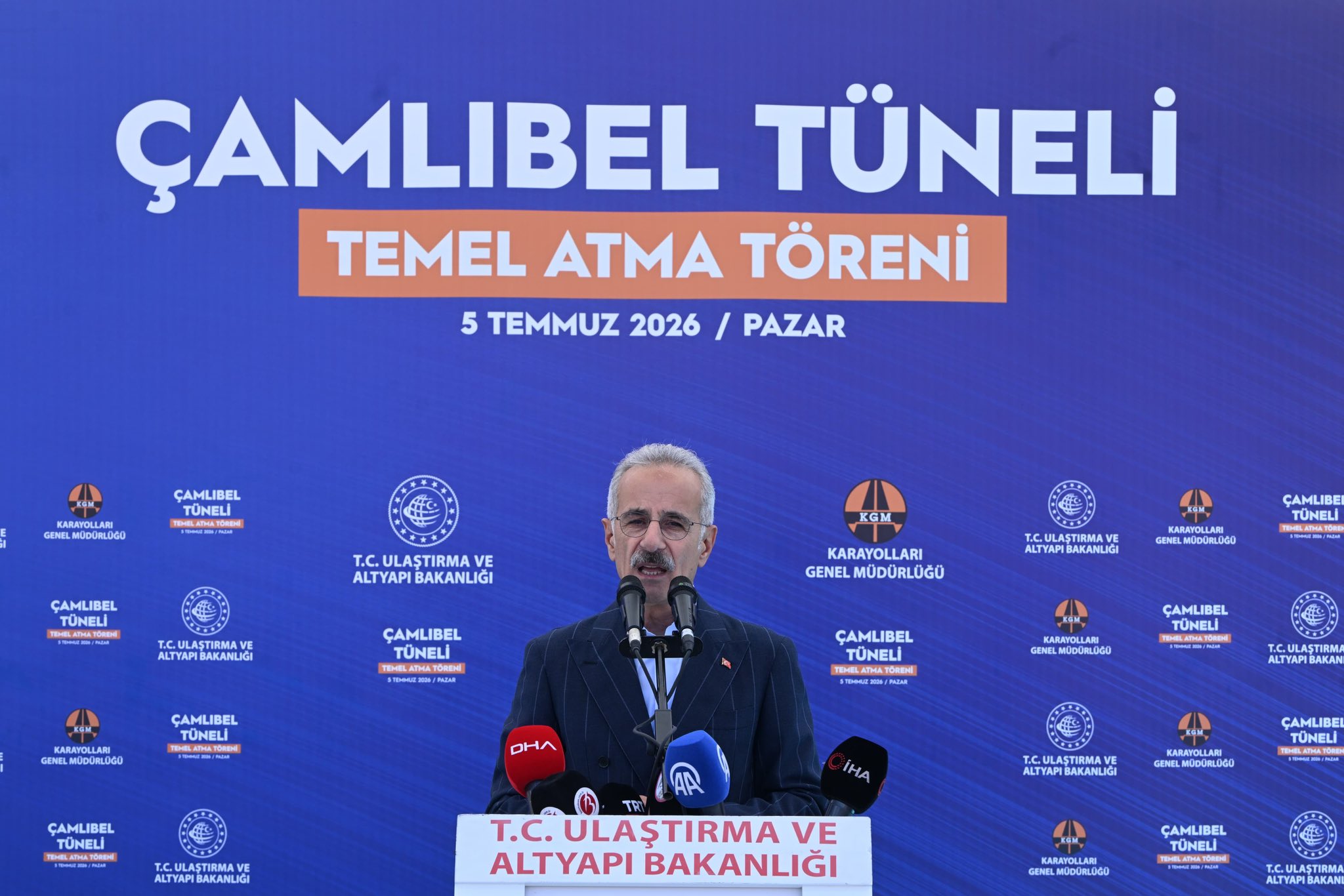 Sivas Ve Tokat Arasında Çamlıbel Tüneli’nin Temeli Atıldı