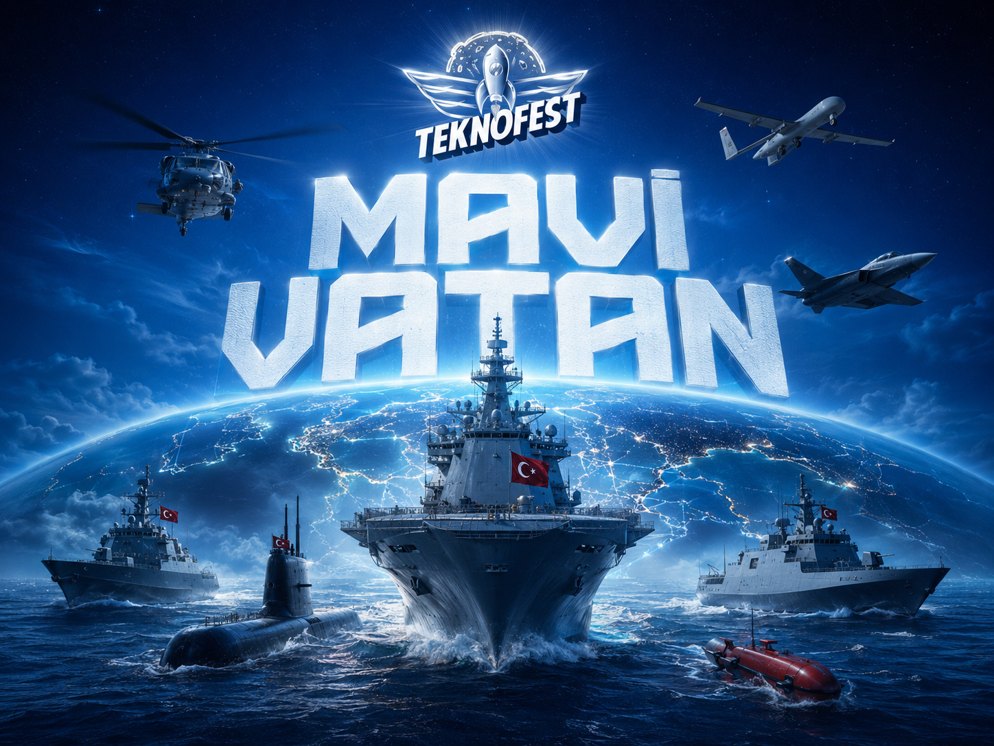 Teknofest Mavi Vatan Ziyaretçi Kayıtları Başladı