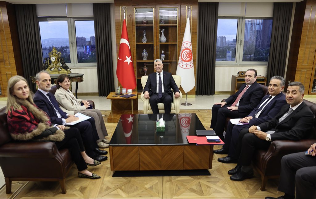 Ticaret Bakanı Ömer Bolat, İspanya’nın Ankara Büyükelçisi Cristina Latorre Sancho’yu Kabul Etti