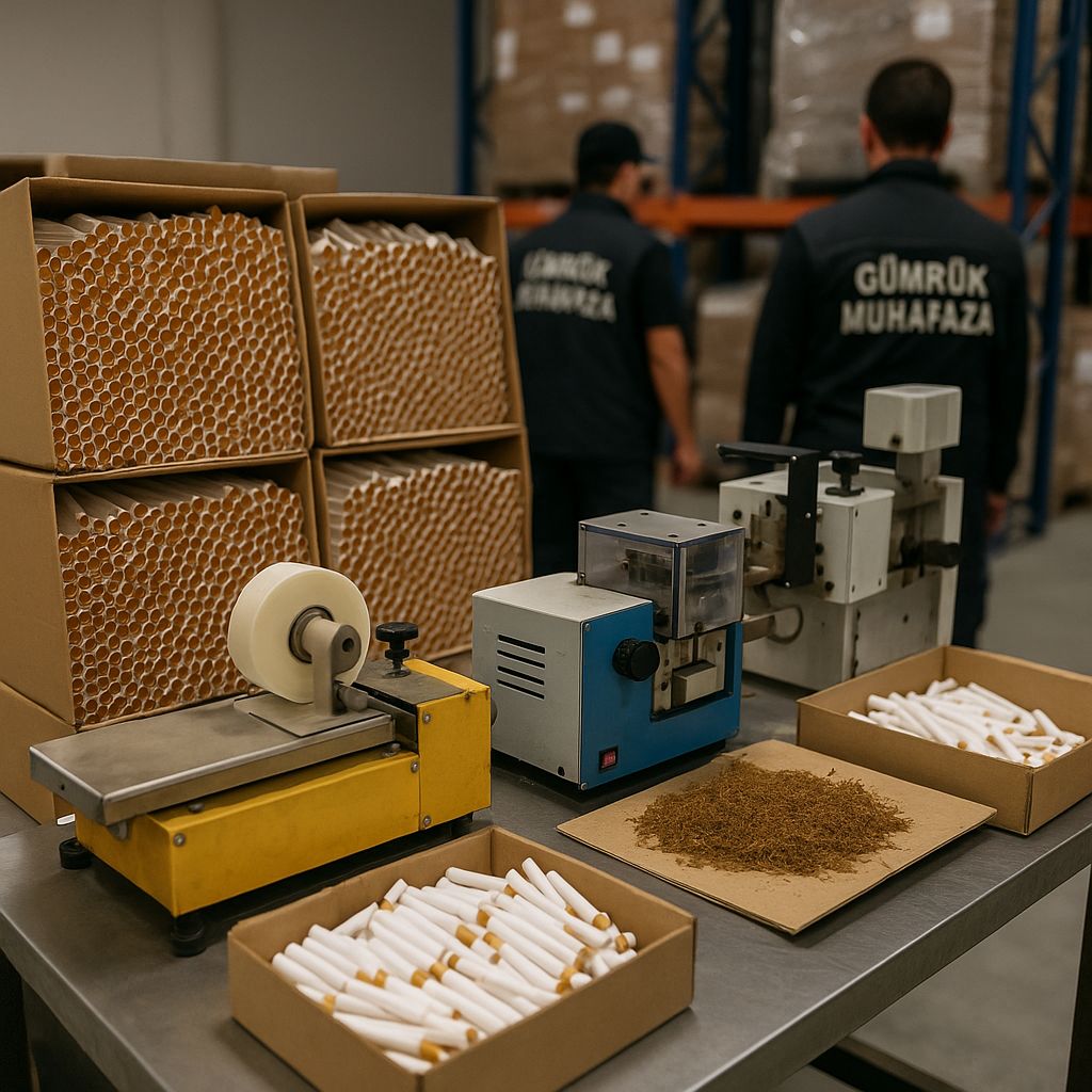 Ticaret Bakanlığı Gümrükler Muhafaza Ekiplerinden Dev Operasyon: 51 Milyon 344 Bin Adet Makaron Ele Geçirildi