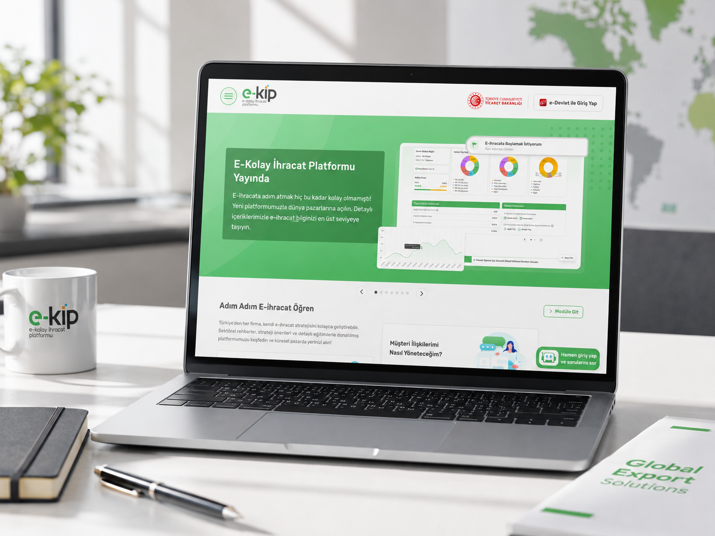 Ticaret Bakanlığı’nın E-Kolay İhracat Platformu’na Ödül