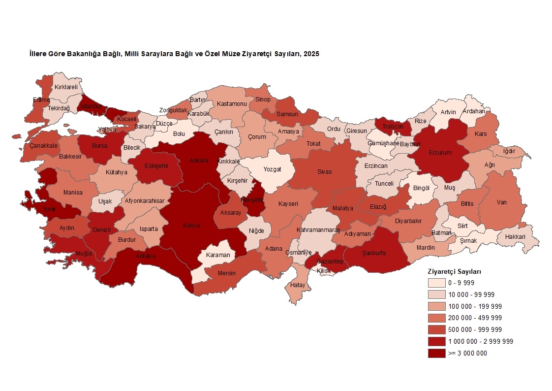 TÜİK 2025 Kültürel Miras Verilerini Açıkladı: Müze Sayısı 664’e Yükseldi