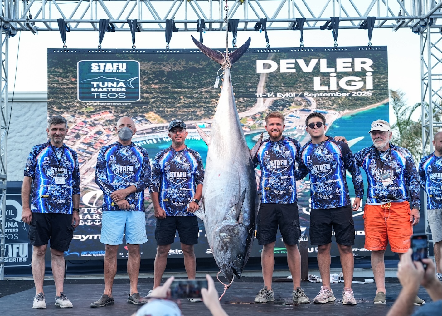 Tuna Masters Teos’un 10. Yılında 185,5 Kiloluk Dev Orkinos Yakalandı