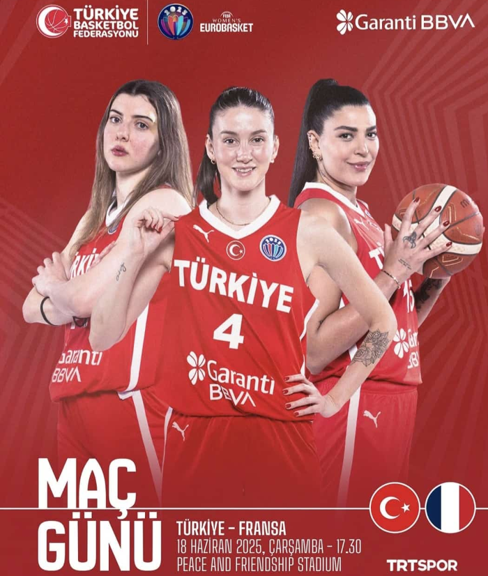 Türkiye Kadın Basketbol Milli Takımı, EuroBasket’te Fransa ile Karşılaşıyor