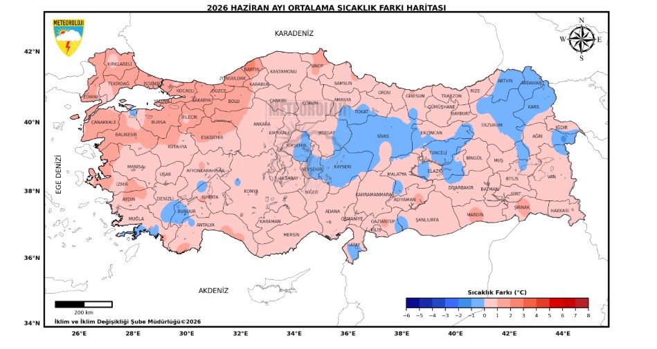 Türkiye Son 56 Yılın En Sıcak 11’inci Haziran Ayını Geride Bıraktı