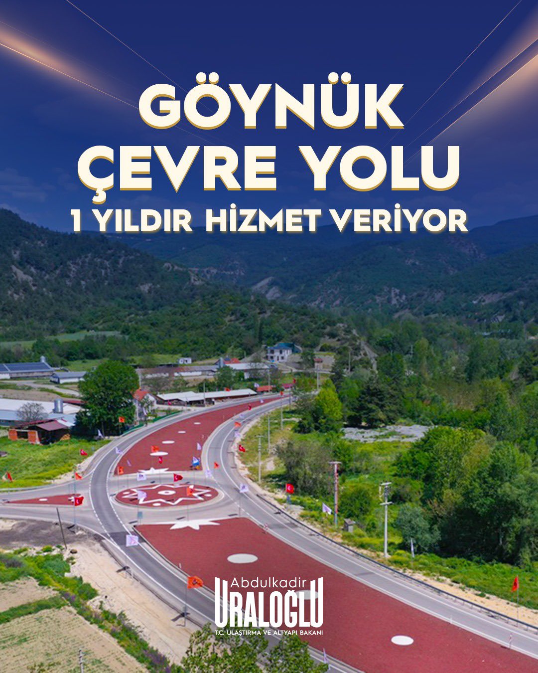 Ulaştırma ve Altyapı Bakanı Uraloğlu: Göynük Çevre Yolu 5 Yıldır Vatandaşlarımıza Güvenli ve Konforlu Hizmet Sunuyor
