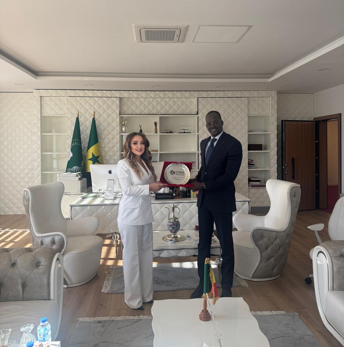ULUSKON Başkanı Atasoy, Senegal Büyükelçisi Diop İle Ekonomik İş Birliğini Görüştü