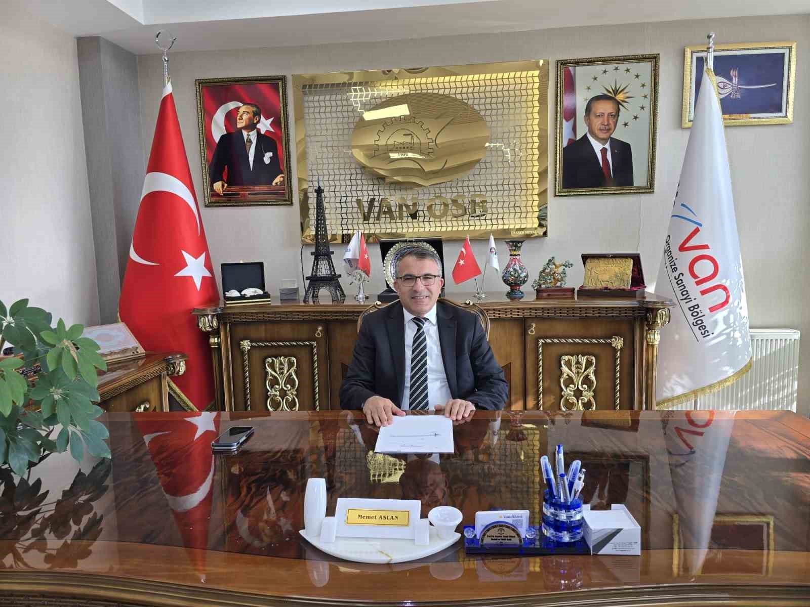 Van OSB Başkanı Memet Aslan’dan finansman desteğine teşekkür: “Sanayicimiz için can suyu olacaktır”