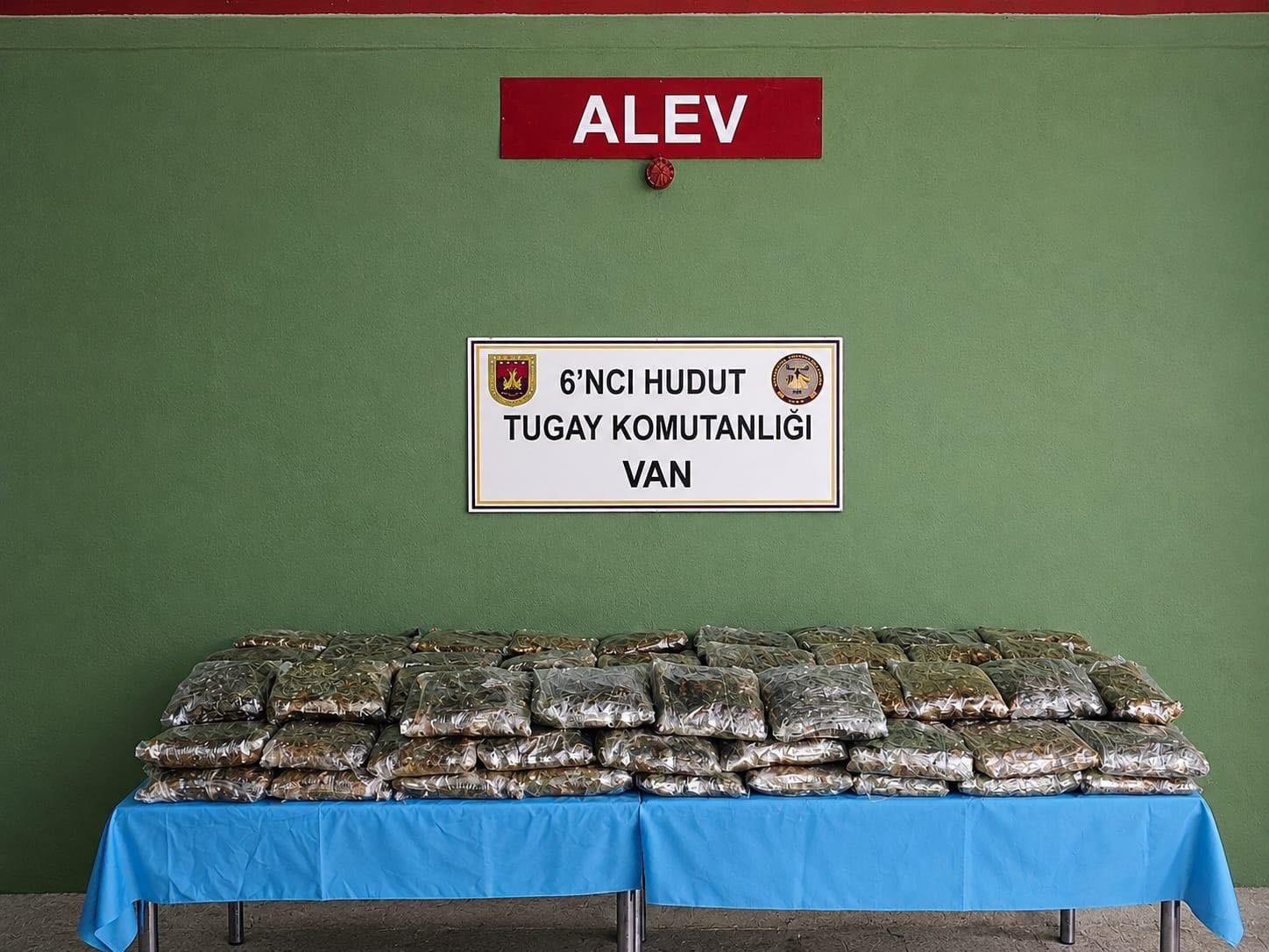 Van Sınır Hattında Dev Uyuşturucu Operasyonu