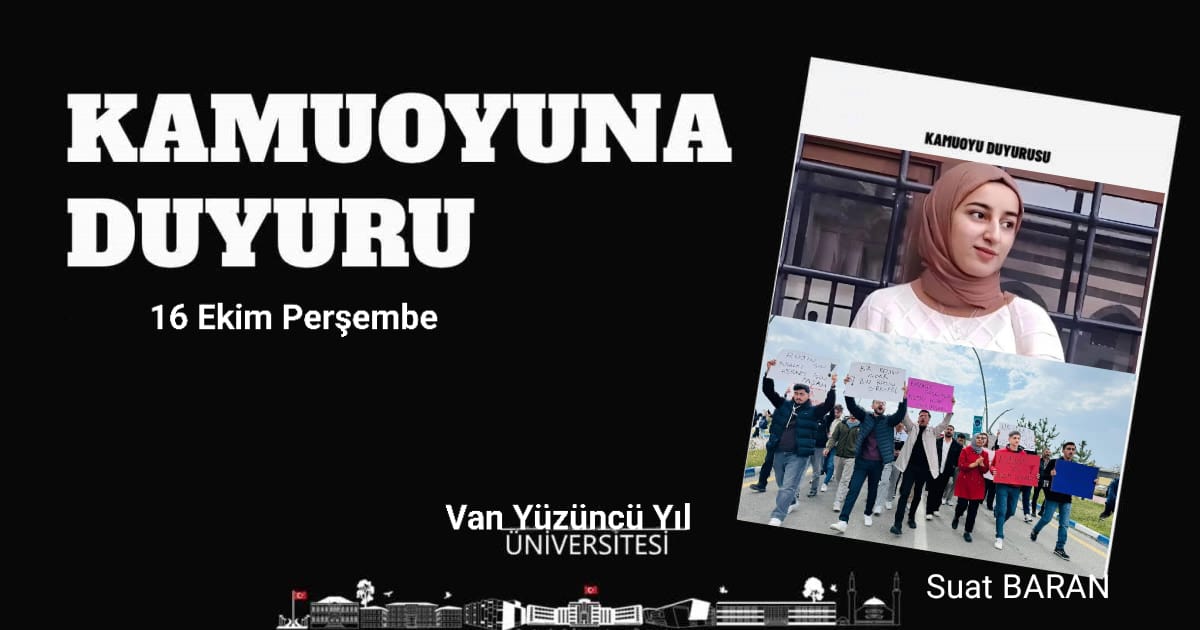Van Yüzüncü Yıl Üniversitesi’nden Rojin Kabaiş Açıklaması: Asılsız İddialar İçin Suç Duyurusu