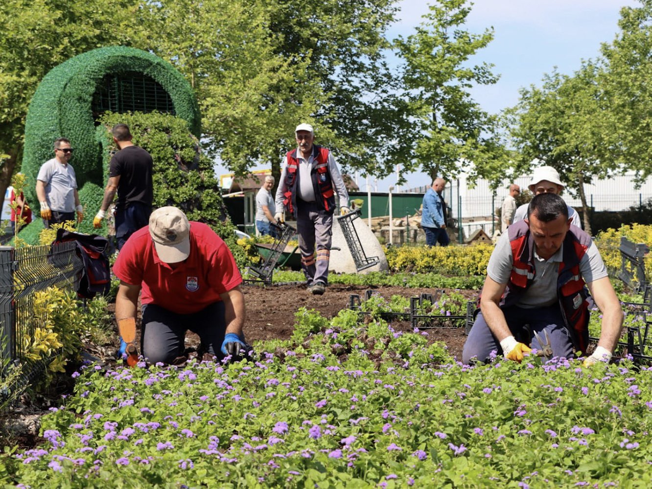 Yalova Belediyesi Yeşil Alan Çalışmalarını Aralıksız Sürdürüyor