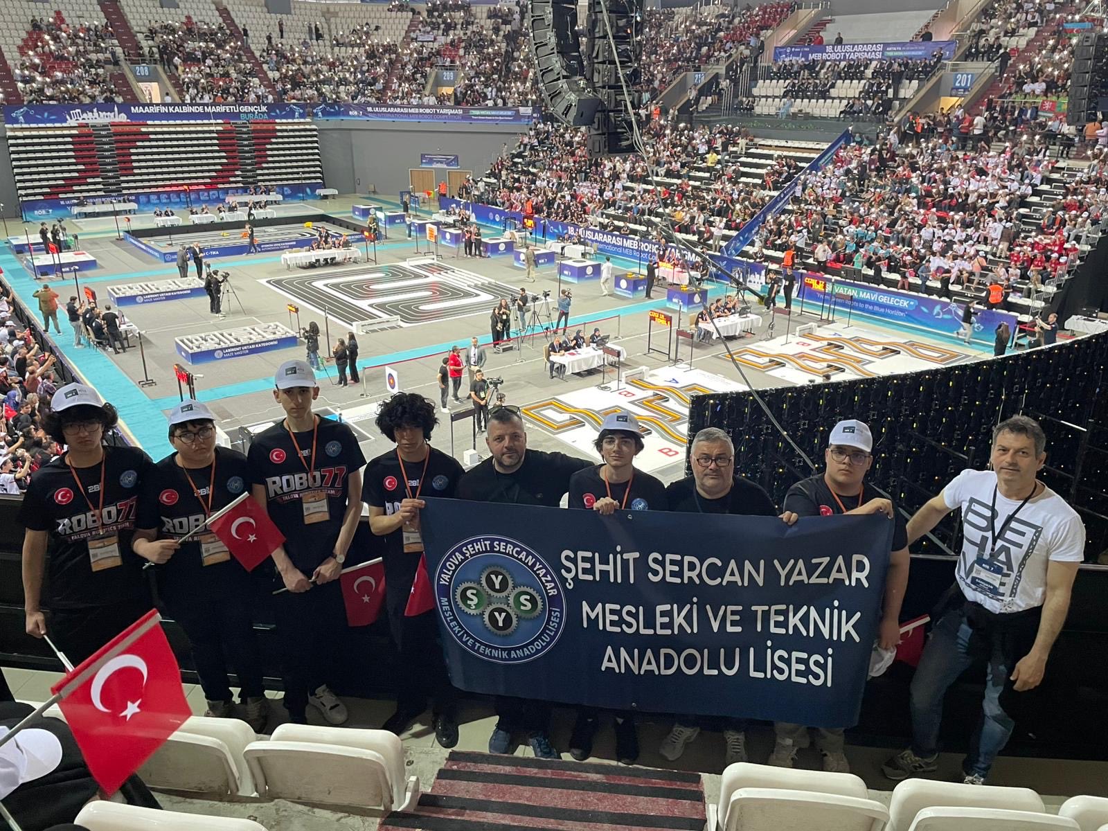 Yalovalı Öğrenciler 18. Uluslararası MEB Robot Yarışması için Antalya’da